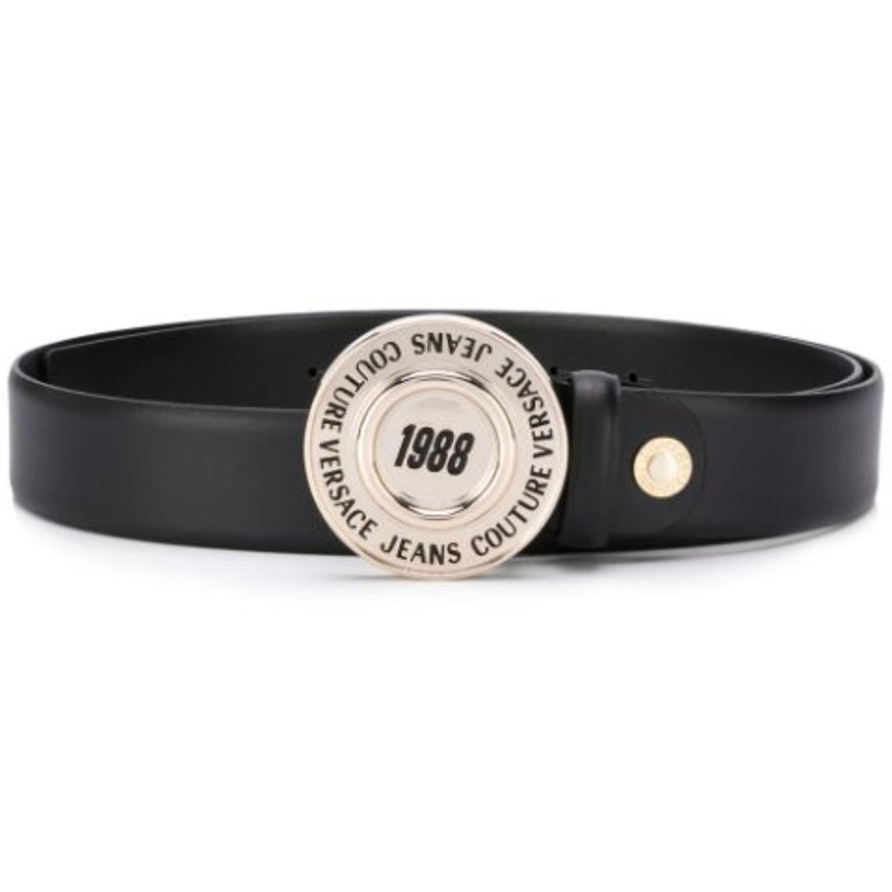 VERSACE JEANS COUTURE Buckle Leather Belt 1988